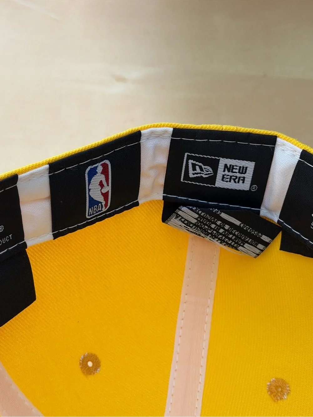 NEW Just Don x New Era LA Lakers 59FIFTY Fitted Hat Yellow 7 1/4 60229014